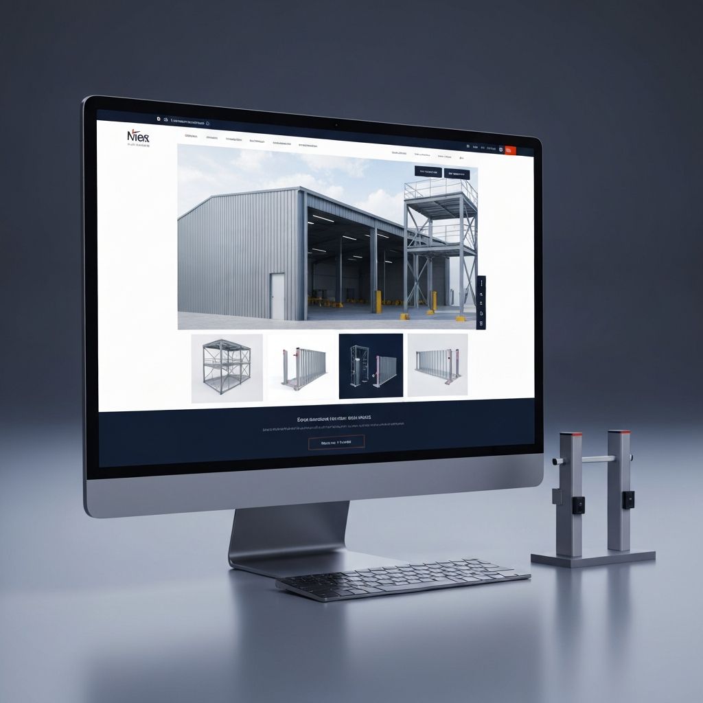 Screenshot do site Favorita Estruturas